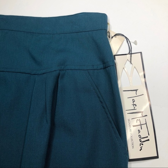 Mary McFadden Wool Blend Vintage Deadstock Midi Skirt Sz 14 NWT - Picture 7 of 13